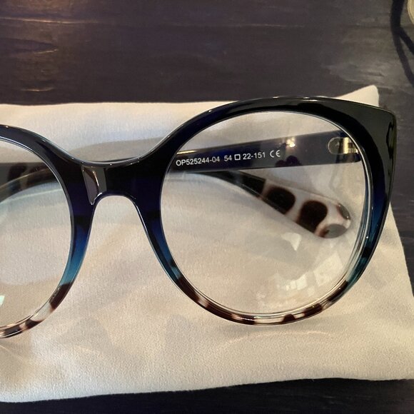 Blue and Tortoise Shell Glasses - Picture 3 of 3